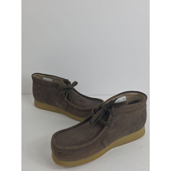 Clarks Stinson Hi Brown Oily Leather Men\'s Chukka Boots Size 8.5 main image 7